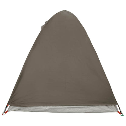 Koepeltent 2-persoons waterdicht bruin