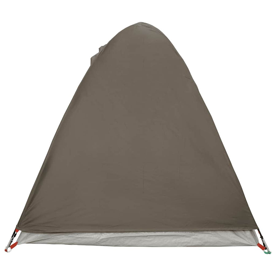 Koepeltent 2-persoons waterdicht bruin