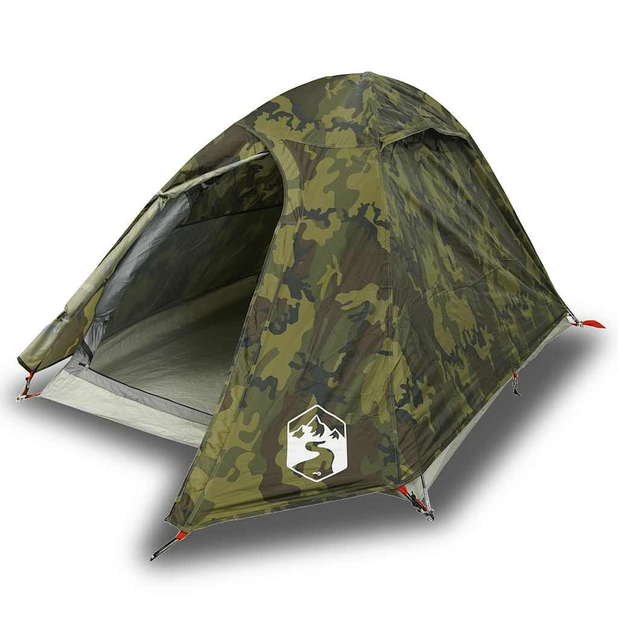 Koepeltent 2-persoons waterdicht camouflage