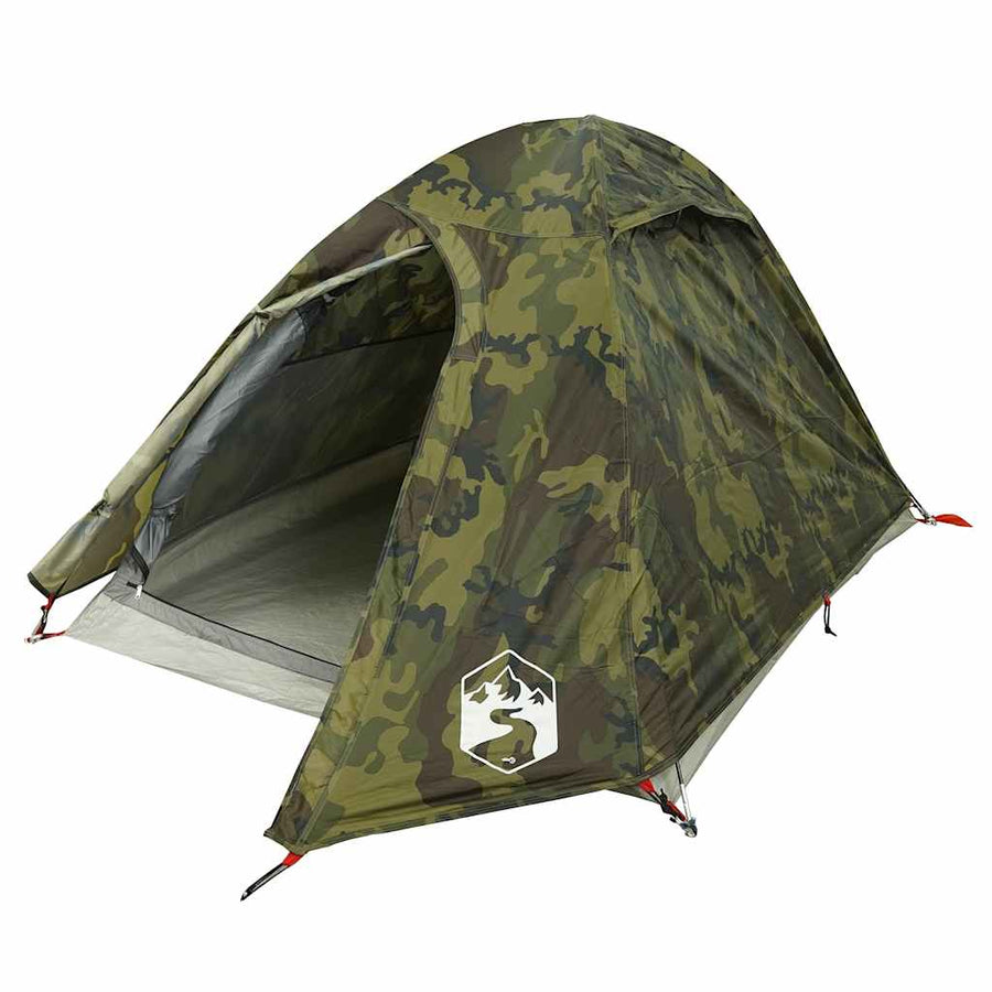 Koepeltent 2-persoons waterdicht camouflage