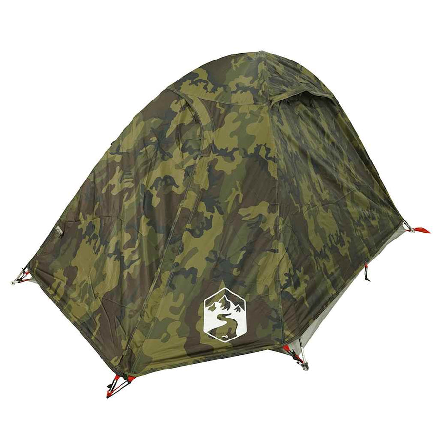 Koepeltent 2-persoons waterdicht camouflage