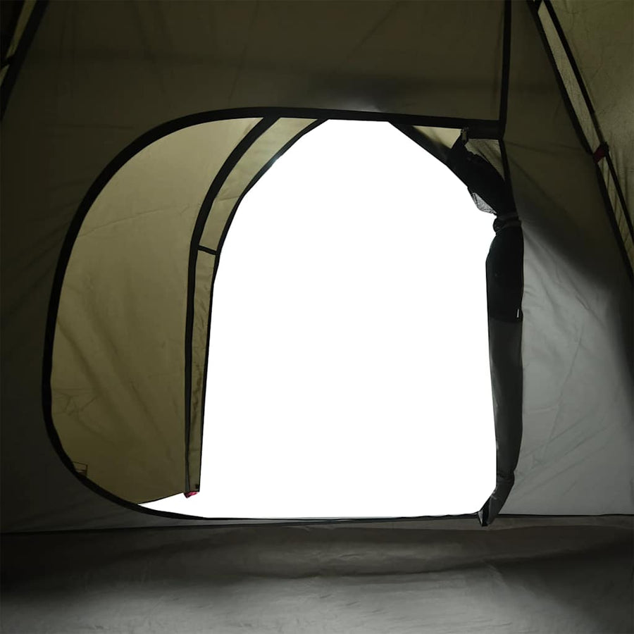 Koepeltent 3-persoons waterdicht bruin