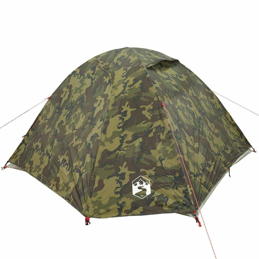 Koepeltent 3-persoons waterdicht camouflage