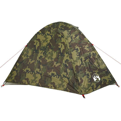 Koepeltent 3-persoons waterdicht camouflage