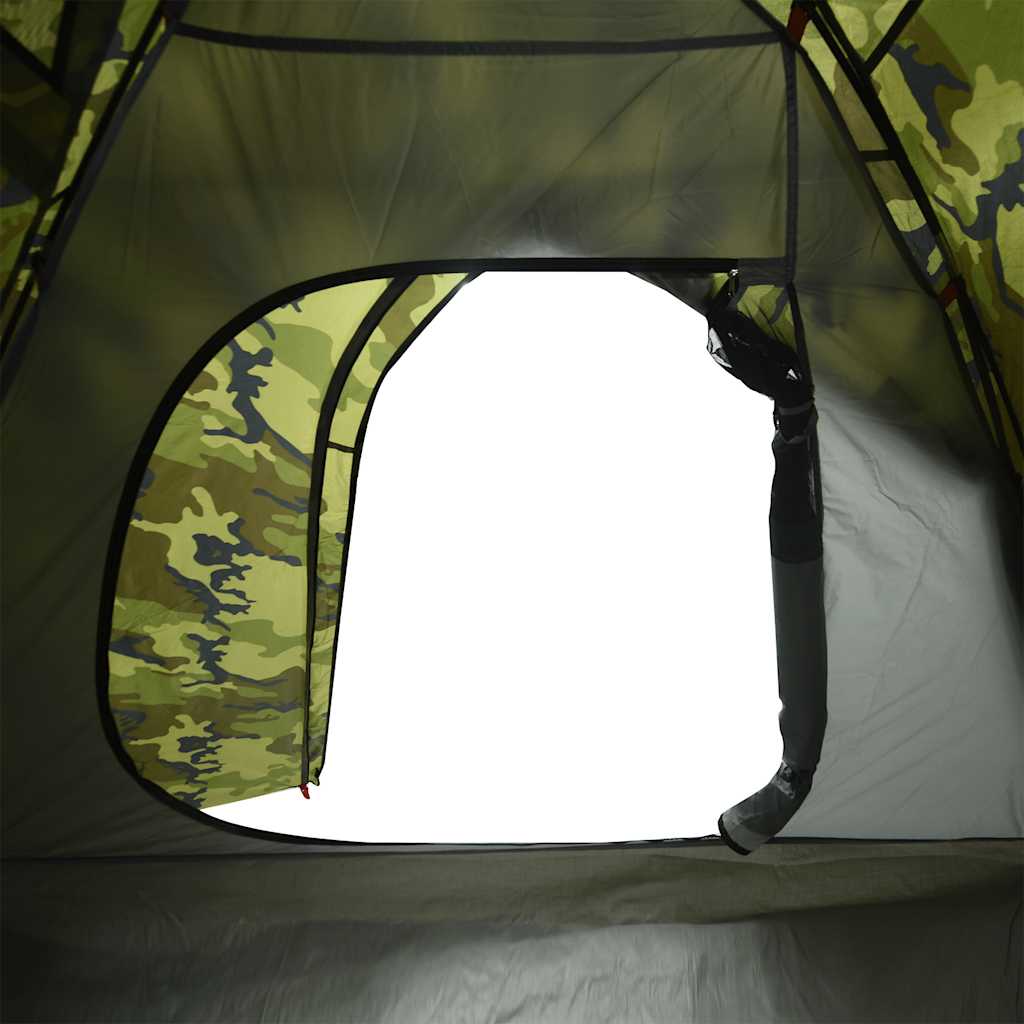 Koepeltent 3-persoons waterdicht camouflage