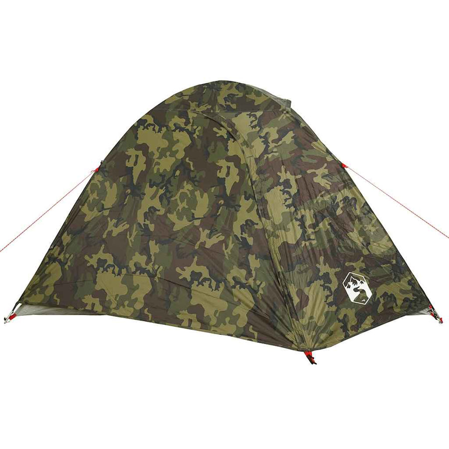 Koepeltent 4-persoons waterdicht camouflage
