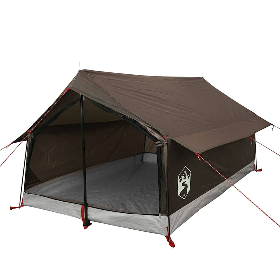 Tent 2-persoons waterdicht bruin