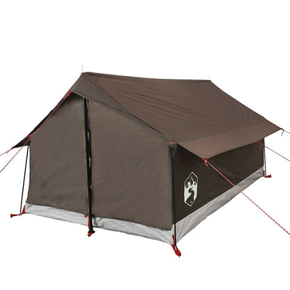 Tent 2-persoons waterdicht bruin