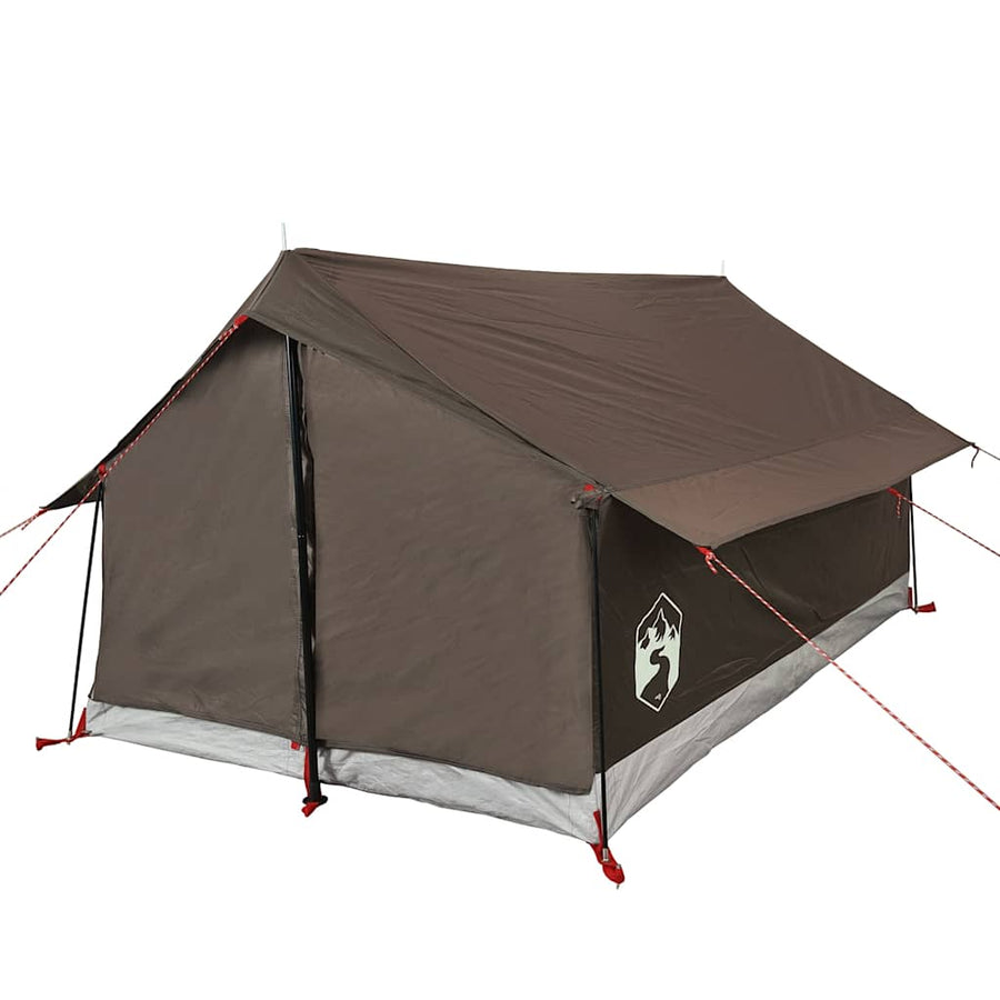 Tent 2-persoons waterdicht bruin