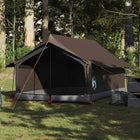 Tent 2-persoons 200x124x98 cm waterdicht bruin