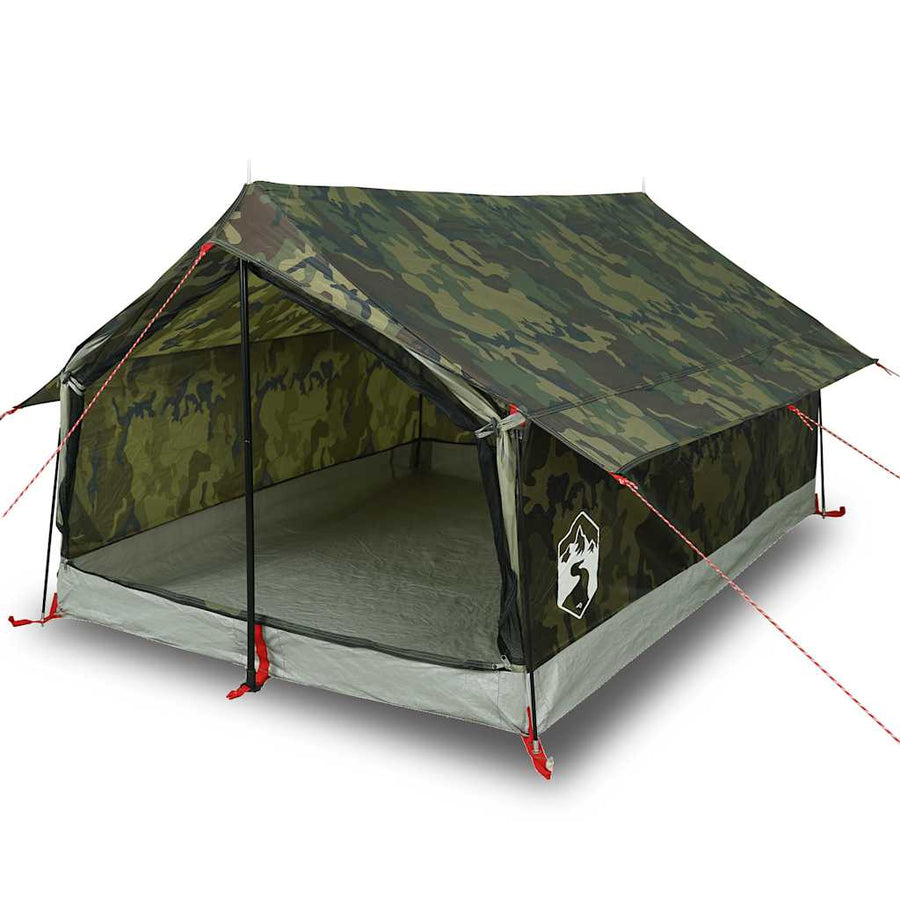 Tent 2-persoons waterdicht camouflage