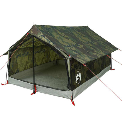 Tent 2-persoons waterdicht camouflage