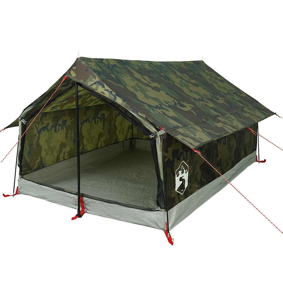 Tent 2-persoons waterdicht camouflage