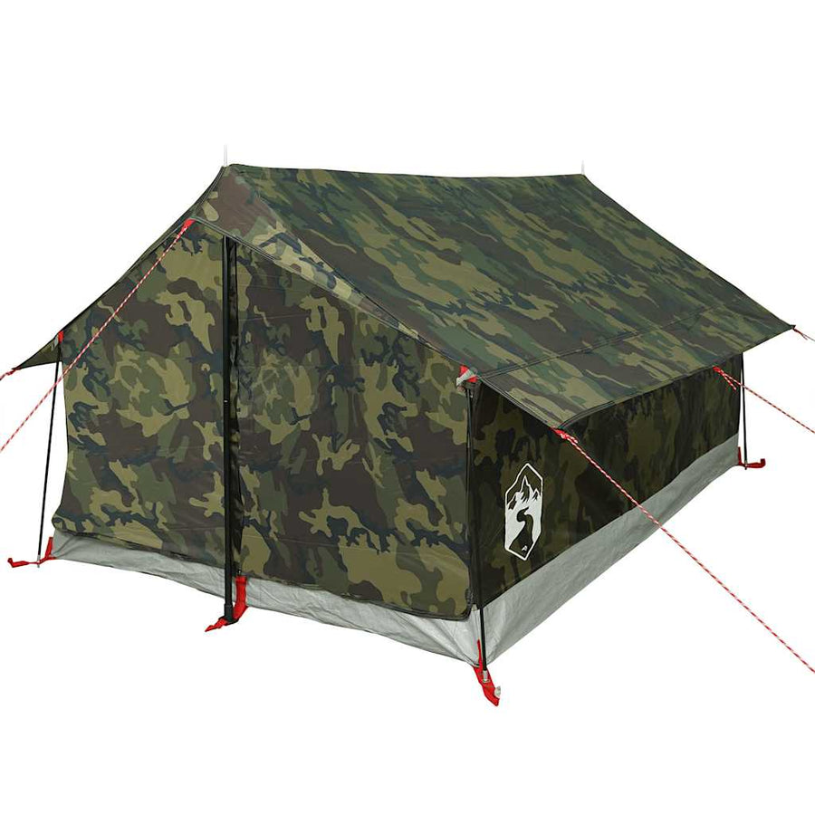 Tent 2-persoons waterdicht camouflage