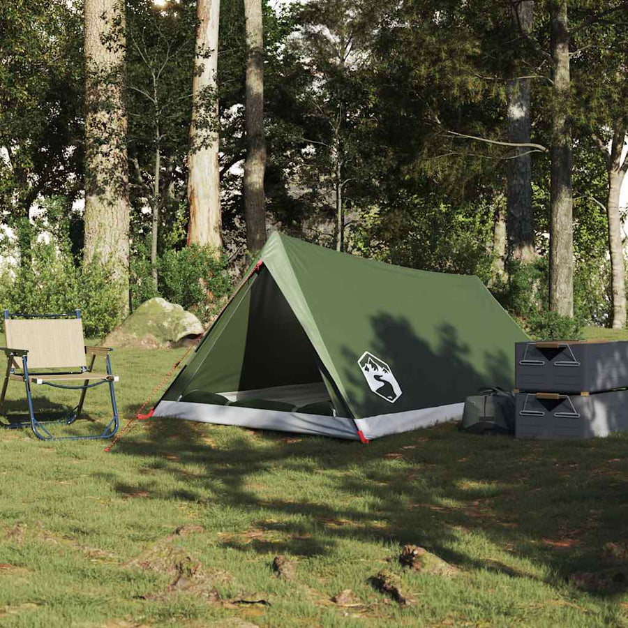 Tent 2-persoons waterdicht olijfgroen