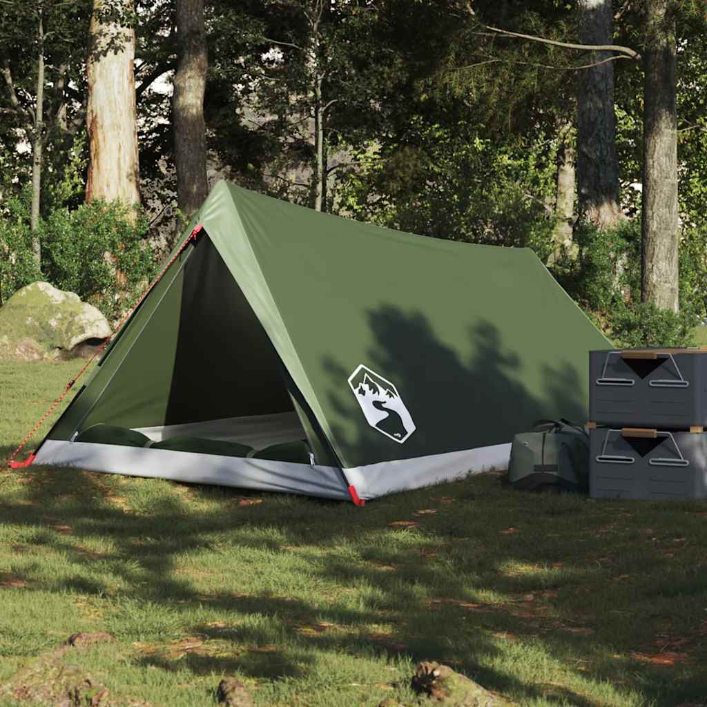 Tent 2-persoons waterdicht olijfgroen