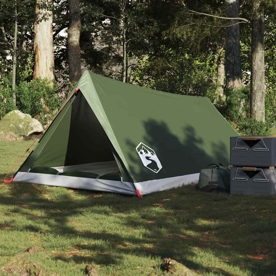 Tent 2-persoons waterdicht olijfgroen