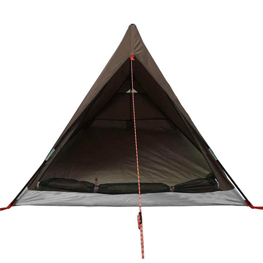 Tent 2-persoons waterdicht bruin