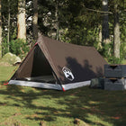 Tent 2-person waterproof brown