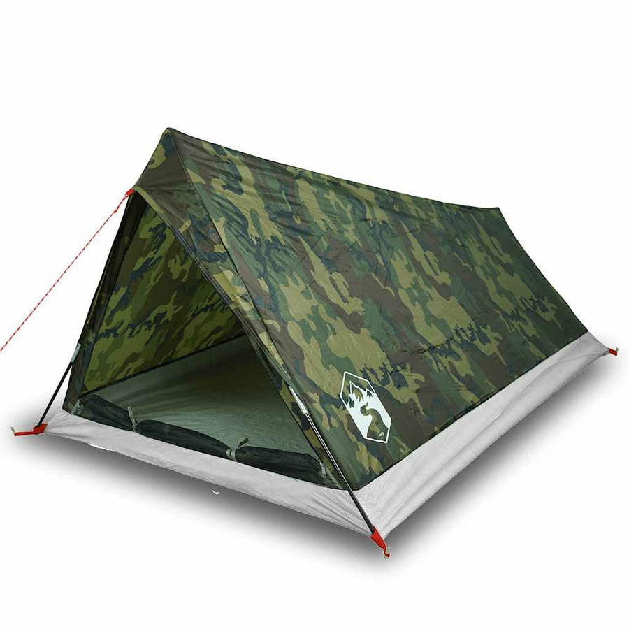 Tent 2-persoons waterdicht camouflage
