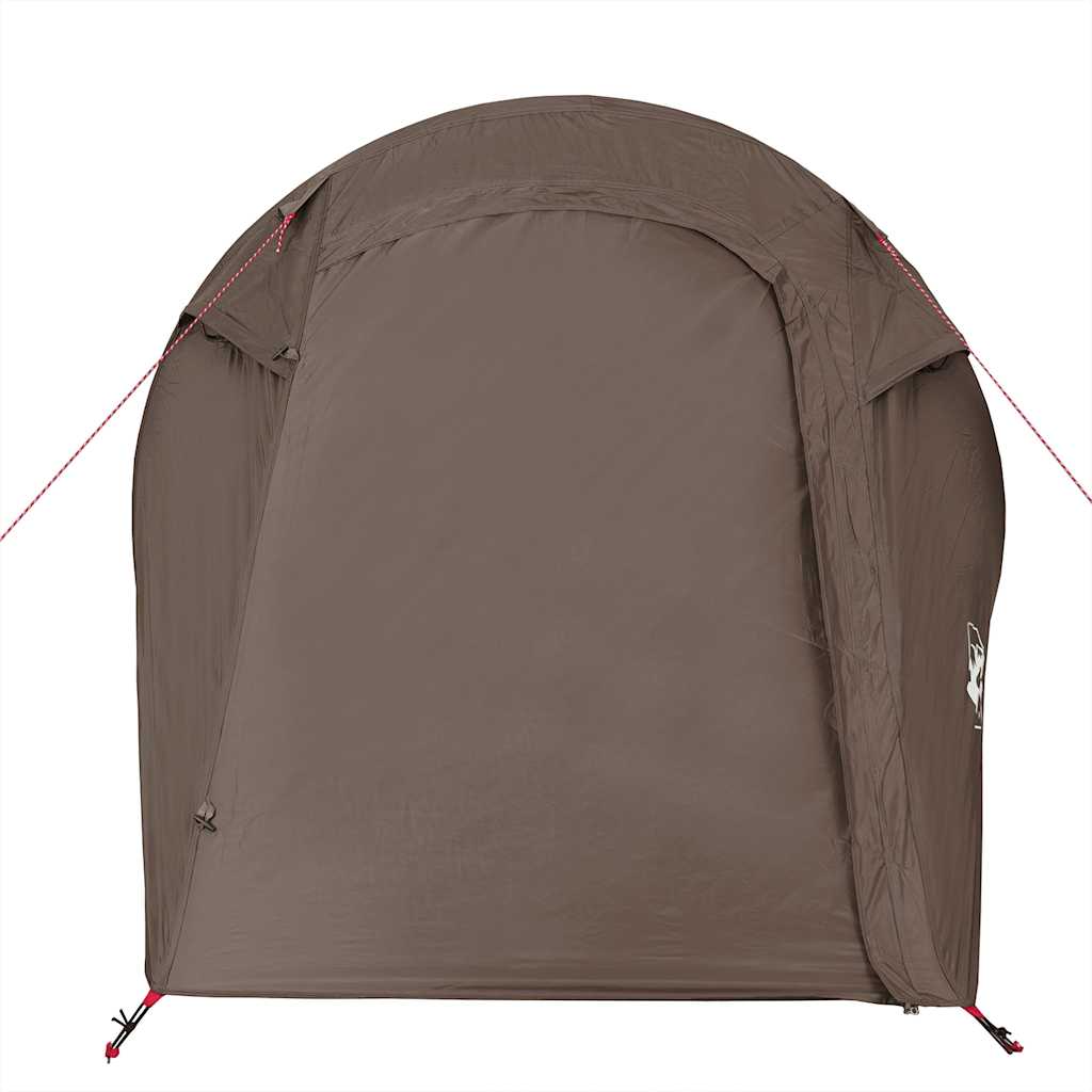 Tunneltent 3-persoons waterdicht bruin