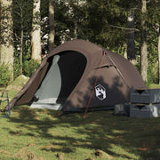 Tunneltent 3-persoons 280x194x125 cm bruin