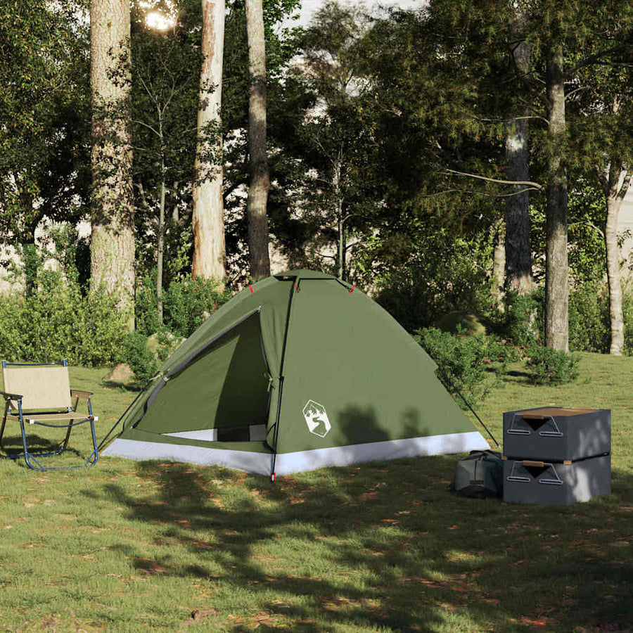 Koepeltent 2-persoons waterdicht olijfgroen