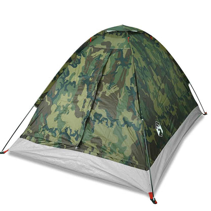 Koepeltent 2-persoons waterdicht camouflage