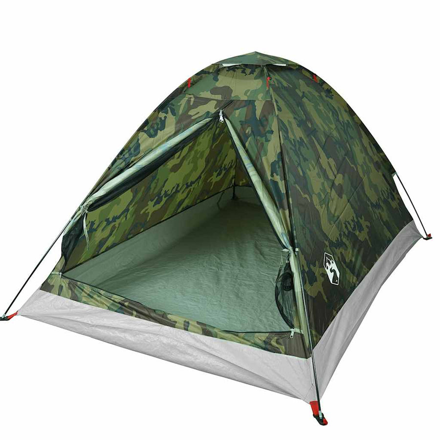 Koepeltent 2-persoons waterdicht camouflage