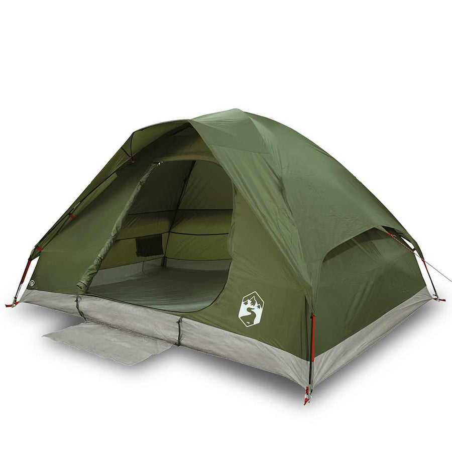 Koepeltent 2-persoons waterdicht olijfgroen