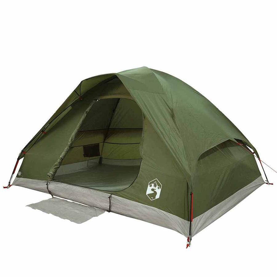 Koepeltent 2-persoons waterdicht olijfgroen