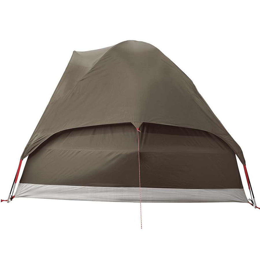 Koepeltent 2-persoons waterdicht bruin