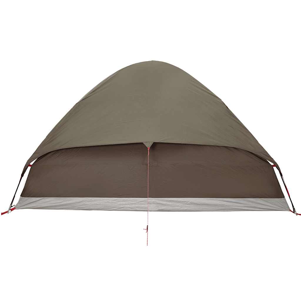 Koepeltent 2-persoons waterdicht bruin