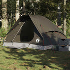 Koepeltent 2-persoons waterdicht bruin 220x156x123 cm