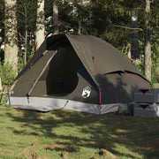 Koepeltent 2-persoons waterdicht bruin 220x156x123 cm