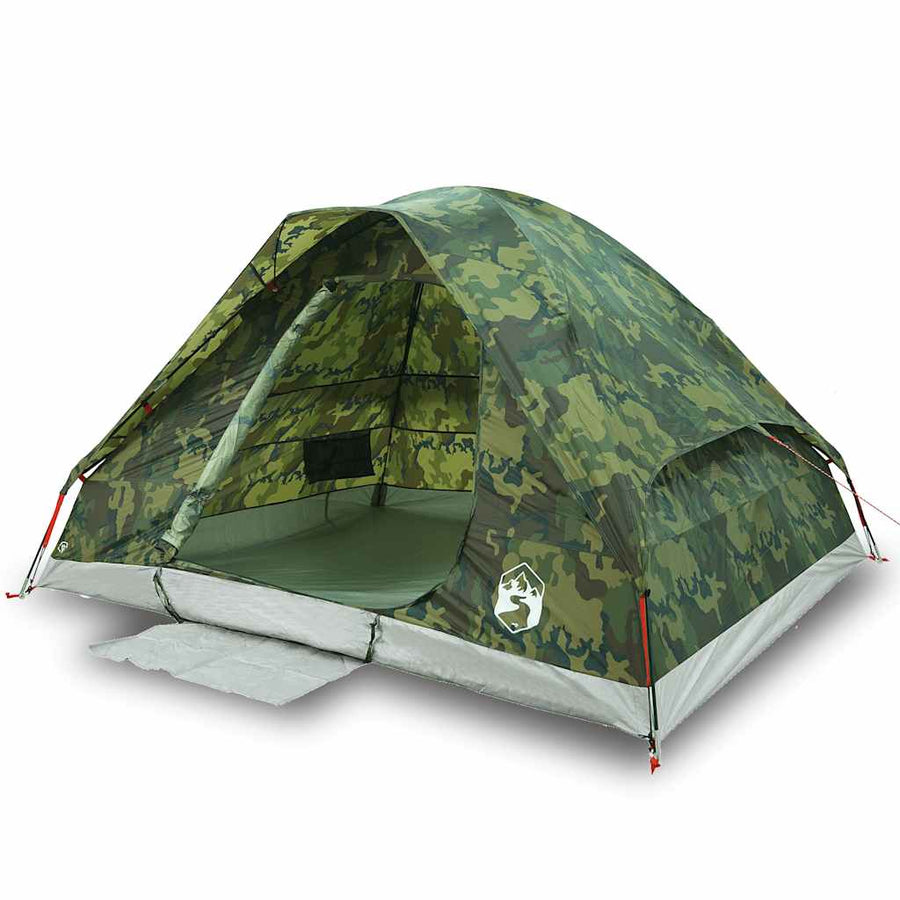 Koepeltent 2-persoons waterdicht camouflage
