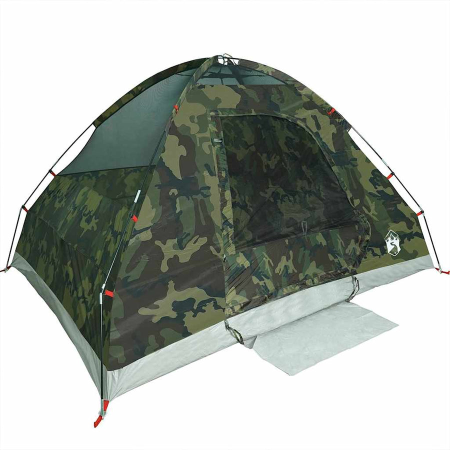 Koepeltent 2-persoons waterdicht camouflage