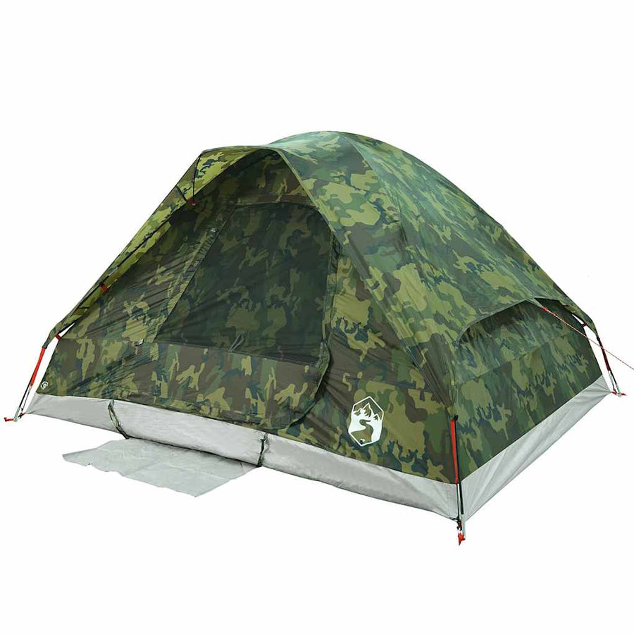Koepeltent 2-persoons waterdicht camouflage
