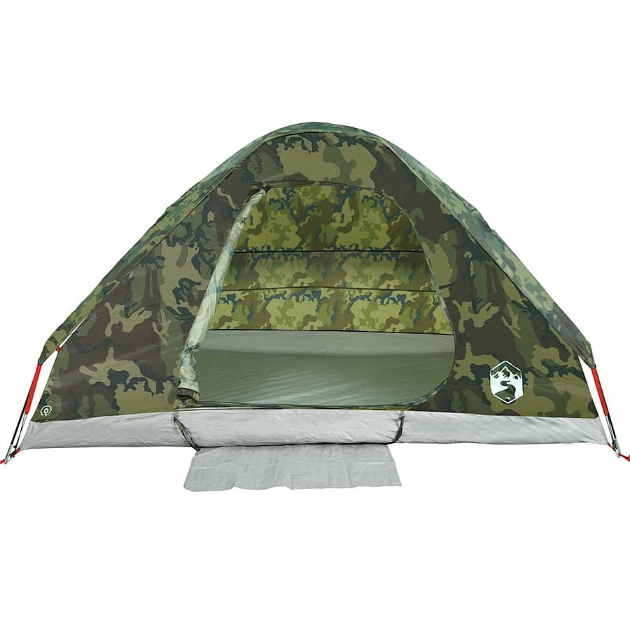 Koepeltent 2-persoons waterdicht camouflage