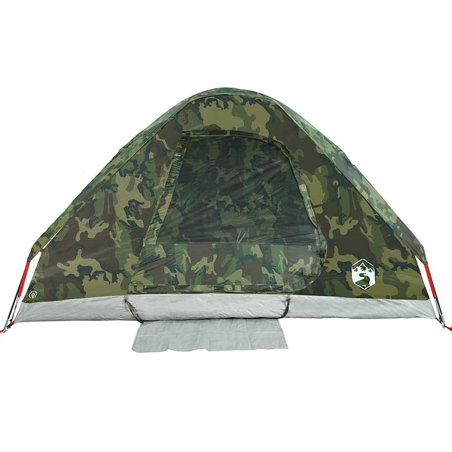 Koepeltent 2-persoons waterdicht camouflage