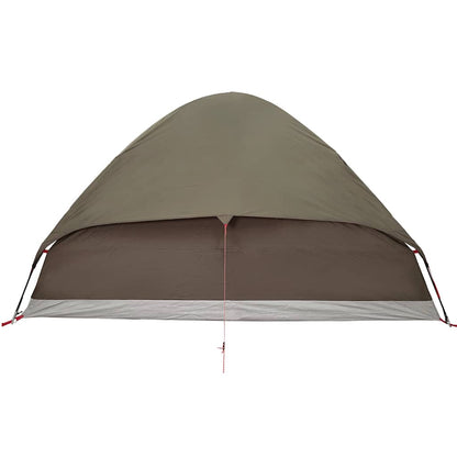 Koepeltent 4-persoons waterdicht bruin