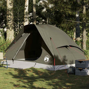 Dome tent 4-person waterproof brown