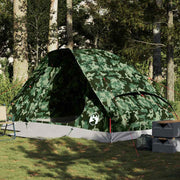 Dome tent 4-person waterproof camouflage