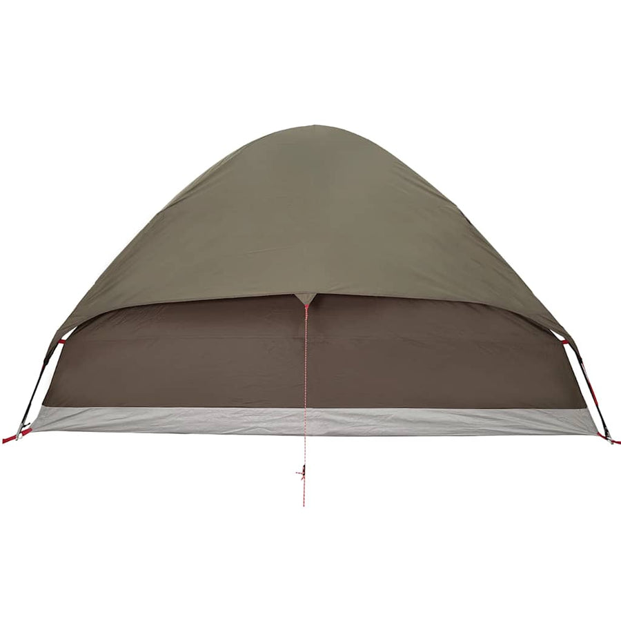 Koepeltent 6-persoons waterdicht bruin