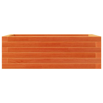 Plantenbak 70x40x23 cm massief grenenhout wasbruin