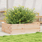 Planter box 90x60x23 cm solid pine wood