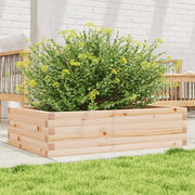 Plantenbak massief grenenhout 90x60x23 cm