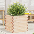 Planter 50x50x45.5 cm solid pine wood
