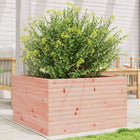 Planter box 80x80x45.5 cm solid Douglas fir wood