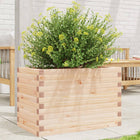 Planter 70x40x45.5 cm solid pine wood